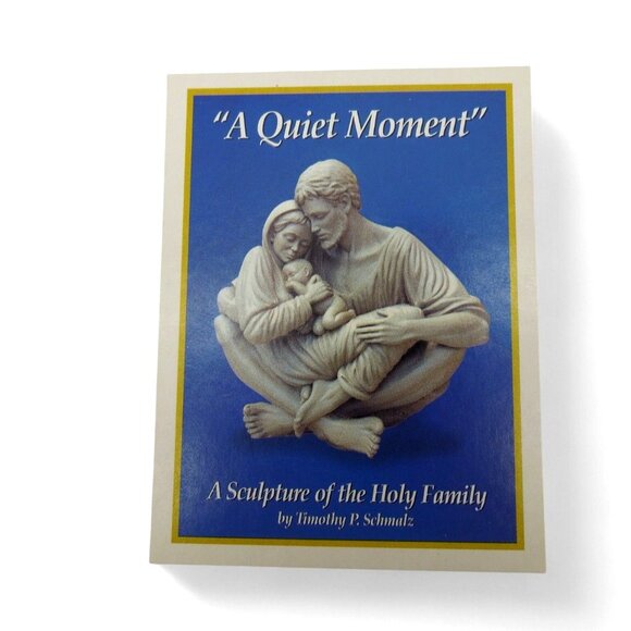 TIMOTHY SCHMALZ Holy Family A Quiet Moment 90s Figurine Canada Vintage 7x5" - Picture 3 of 13